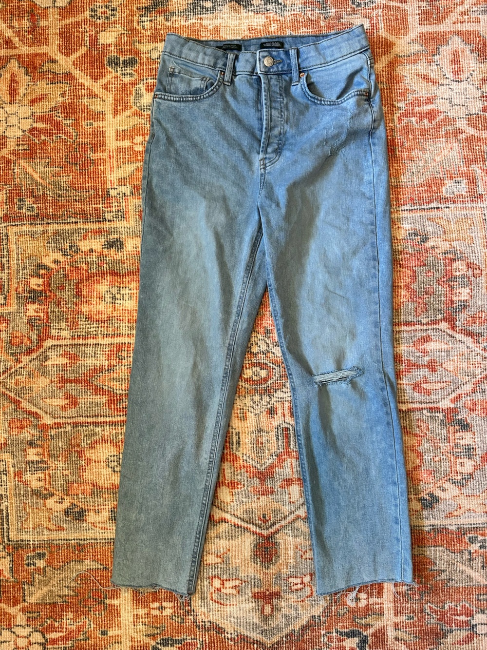 Wild Fable High Rise Slim Straight Light Blue Women’s Jeans Size 6